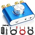 Facmogu F900S 160W Mini Bluetooth 5.0 Power Amplifier, 2 Channel 80Wx2 Stereo Hi-Fi Digital Amp, Portable Wireless Audio Receiver Sound Speaker