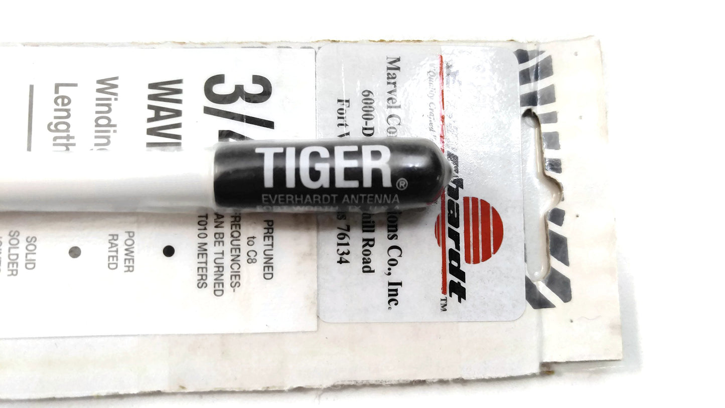 Everhardt TSM4-W 3/4 Wave 4 ft Fiberglass “Super Flexâ€ CB Radio Antenna - White