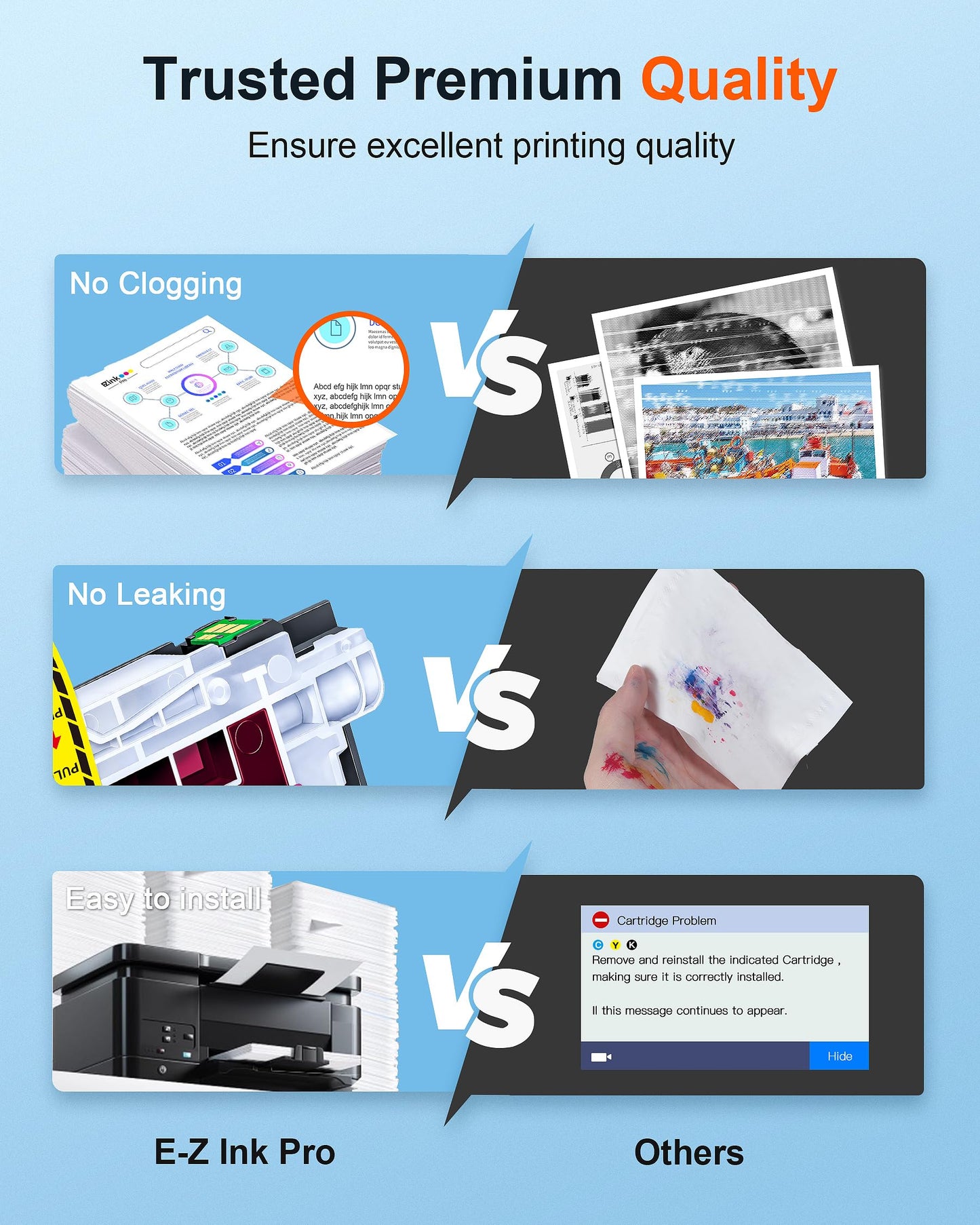 LC103XL Compatible for Brother LC103 Ink Cartridges for Brother Printer