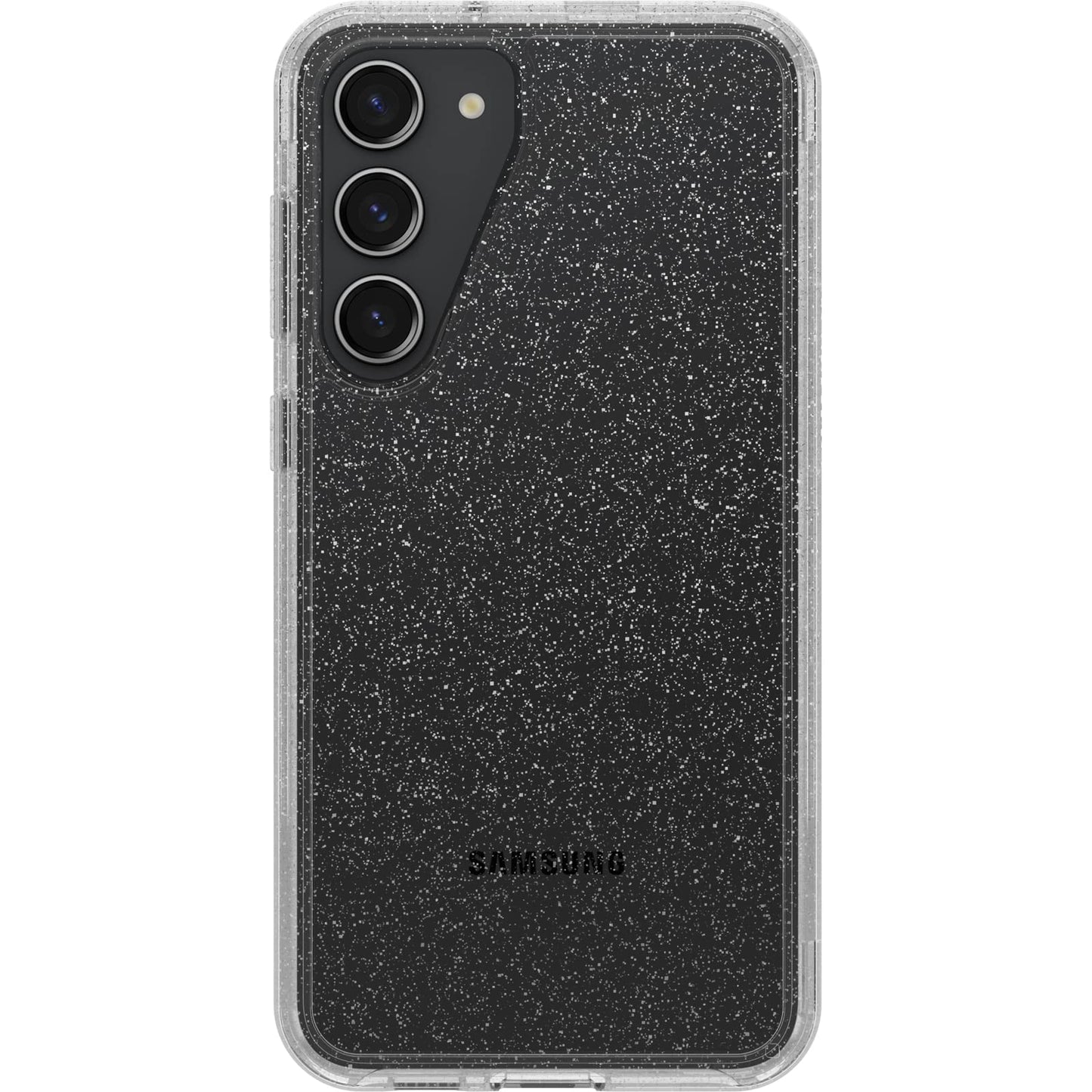 OtterBox Galaxy S23+ Symmetry Series Case - Stardust (Clear/Glitter), Ultra-Sleek, Wireless Charging Compatible, Raised Edges Protect Camera & Screen