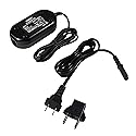 HQRP AC Power Adapter Compatible with Samsung SC-MX10 / SCMX10, SC-MX10R / SCMX10R, SC-MX10C / SCMX10C Camcorder - (incl. USA Plug & Euro Adapter)