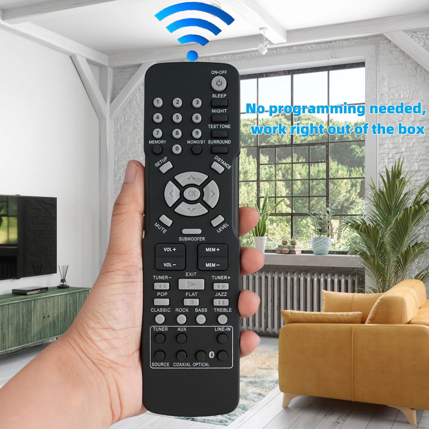 Replacement Remote Control Compatible for RCA RT2781BE RT2781HBU RT2781H RT2761HB RCR192AB1 RT2760 RCR192AB2 RT2781H RT2780R DVD Home Theater System