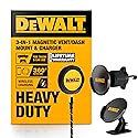 DEWALT Magnetic Phone Holder for Car Kit, Heavy Duty Wireless Charger, Vent Mount, Dash Mount, Charging Mounted Holders Cell Phone Holders for Your