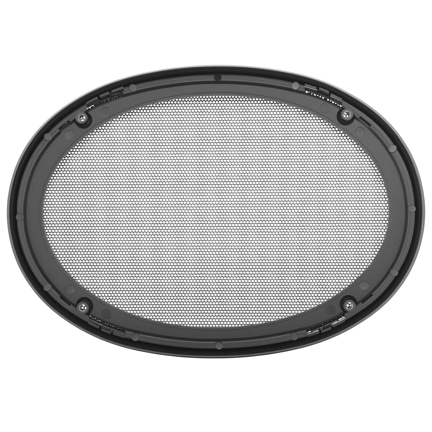 QWORK 6" x 9" Speaker Grill Covers with ABS Plastic Frame & Metal Mesh, Protect Subwoofers from Damage for DIY and Car Speakers, Includes Screws