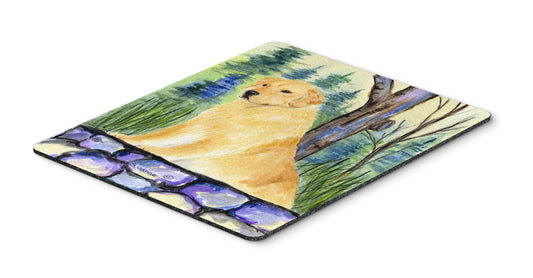 Caroline's Treasures SS8111MP Golden Retriever Mouse Pad, Hot Pad or Trivet for Home Office Gaming Working Computers Laptop Mouse Mat,Washable Large