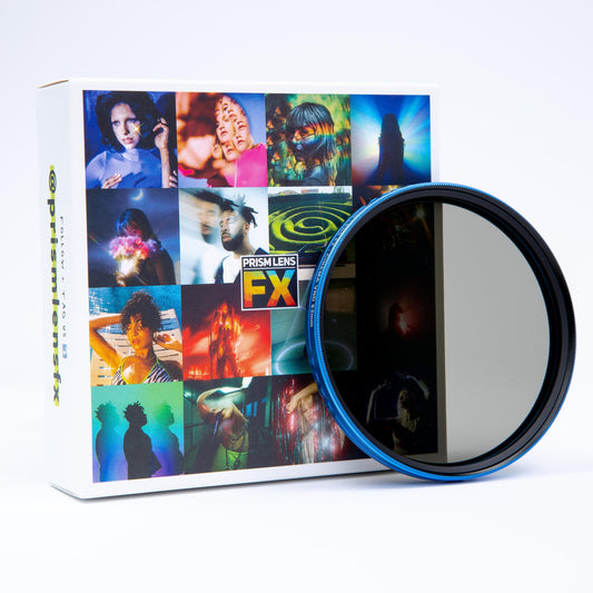Prism Lens FX Cinema Hard Stop Variable ND Filter | 67mm Circular Threaded | Blue Ring | 3-7 Stops (0.9-2.1) | Rotatable VND for Photo & Video | Color