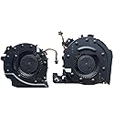 HK-PART Laptop Cooling Fan Set for HP SPS-L20334-001 SPS-L20335-001 CPU + GPU 3W 12V 4-Pin 3000rpm 20dB(A) Air Cooling Fan
