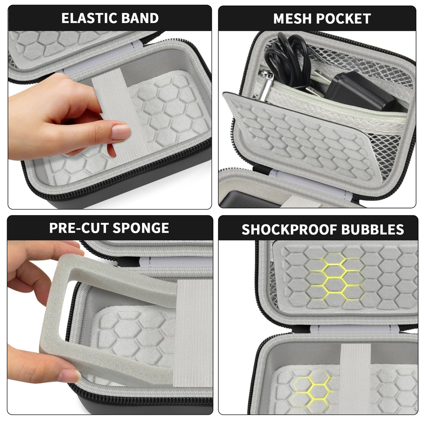 Comecase Carrying & Protective Case for Digital Camera, for CAMKORY/for Kodak Pixpro FZ45 FZ55/for Canon PowerShot ELPH 180/190 / for Sony DSCW800