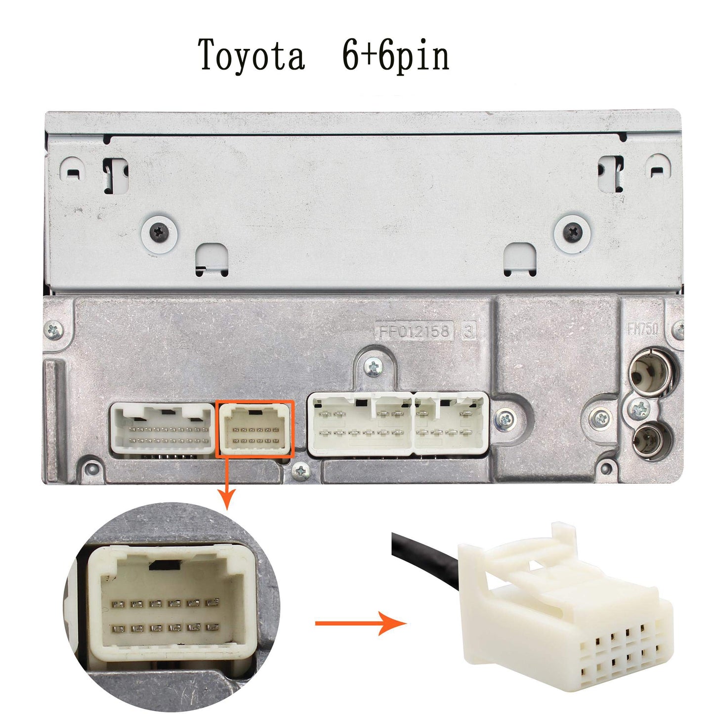 Yomikoo Car Audio Input Adapter, USB AUX CD Changer for Toyota Corolla 2005-2011, Camry 2006-2011, Auris 2007-2011, Avensis 2003-2011, Tacoma