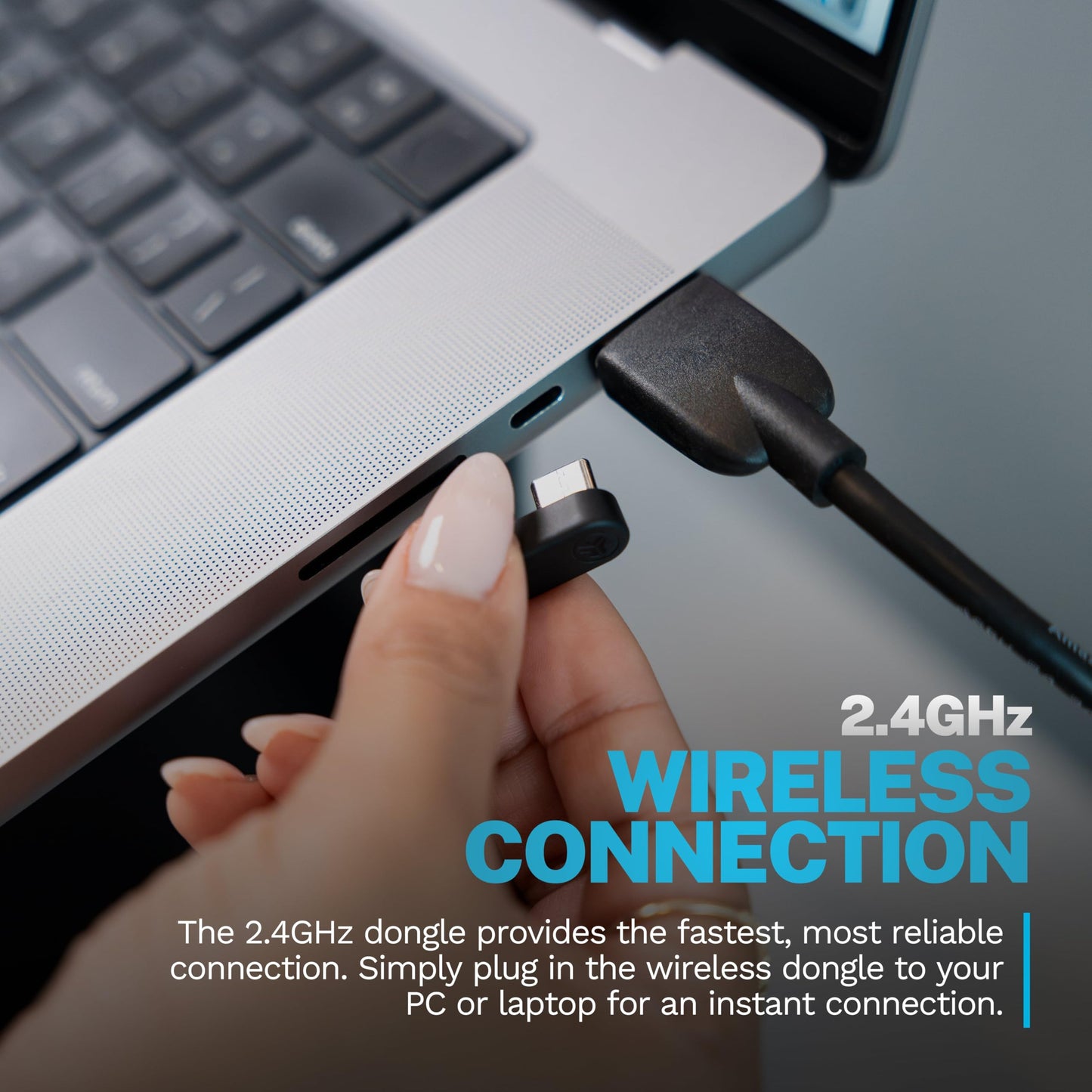 JLab Flow Keyboard & Ambidextrous Mouse Ergonomic Wireless Bundle, Bluetooth or USB-C Dongle, AI Integration, Smart Media Knob, Customize with the