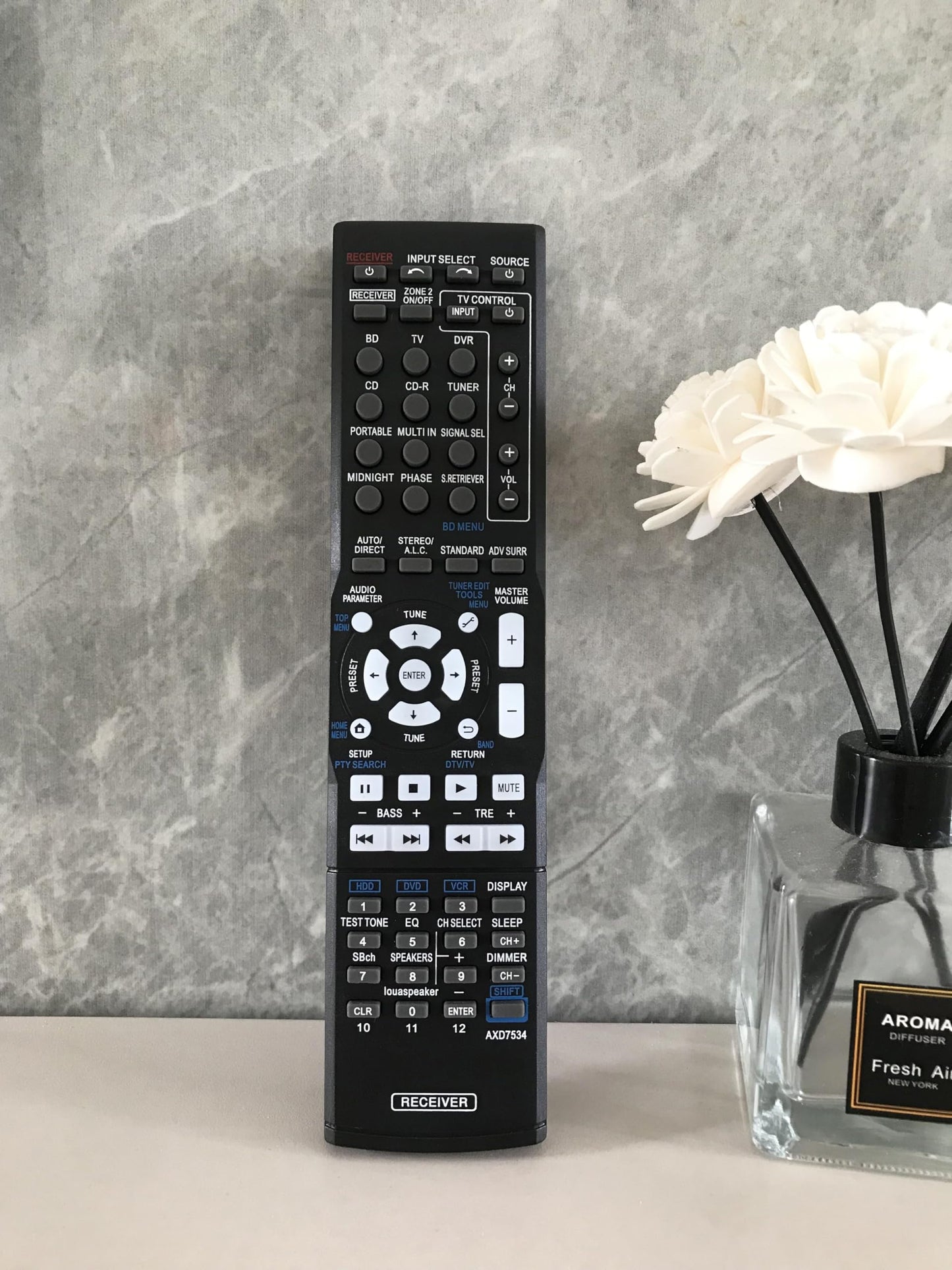 Replacement Remote Control for Pioneer VSX-521 VSX-521-K VSX-1024 VSX-1024-K VSX-1020 VSX-1020-K Home Theater Receiver AV Receiver