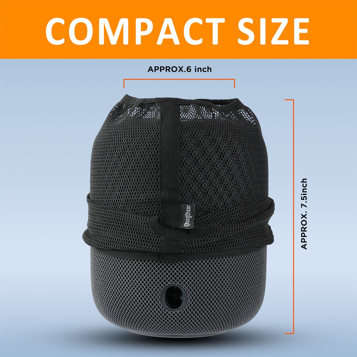 BANGCHEER Speaker Dust Cover Suitable for Homepod 2 gen Speaker, Mesh Cloth, Smart Cover with Charging Hole, High-Grade Nylon,Black,Pack of 1