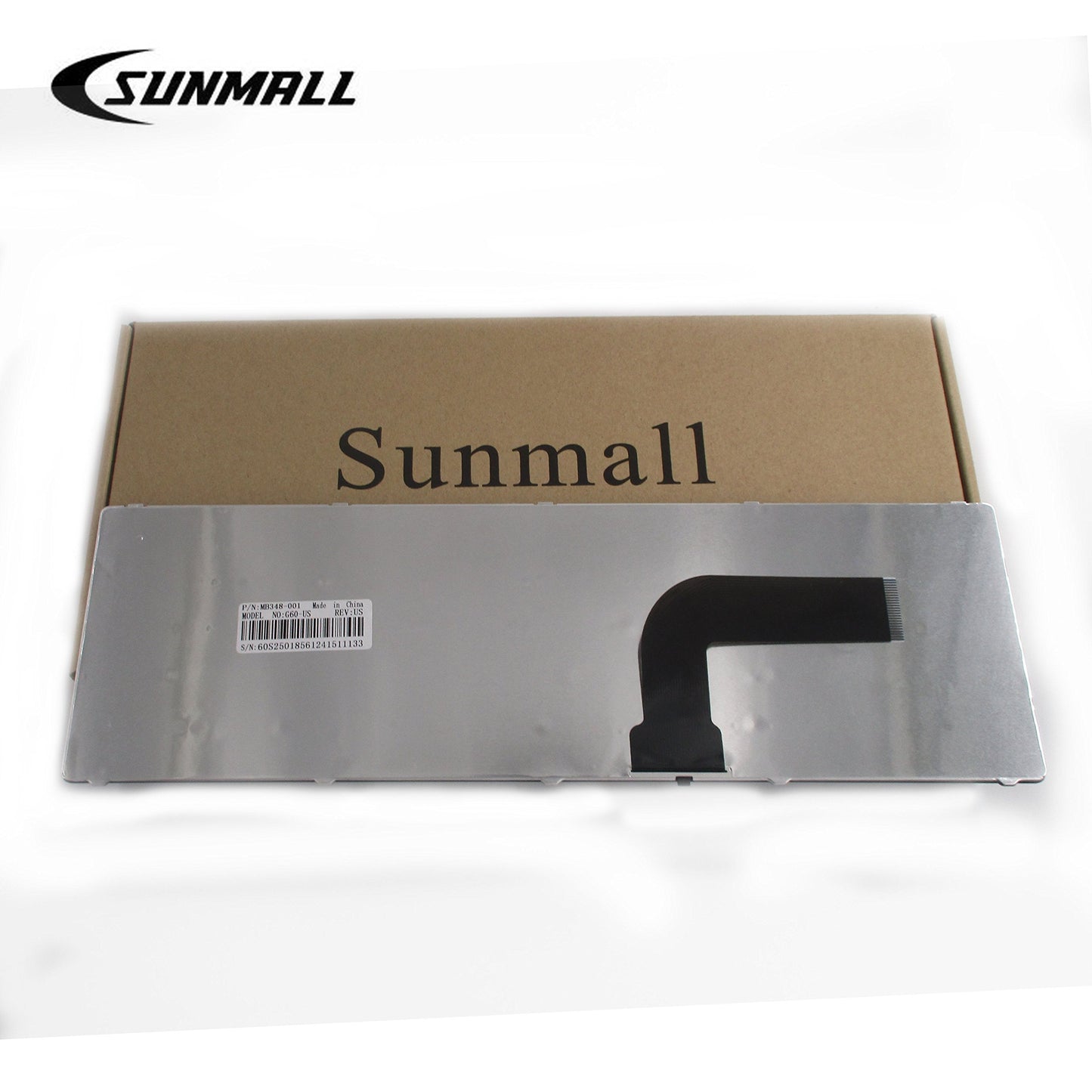 SUNMALL Keyboard Replacement Without Backlit Compatible with A52 F50 X53E A53S K53 K53S K54 G73S X73E Series Laptop Black US Layout
