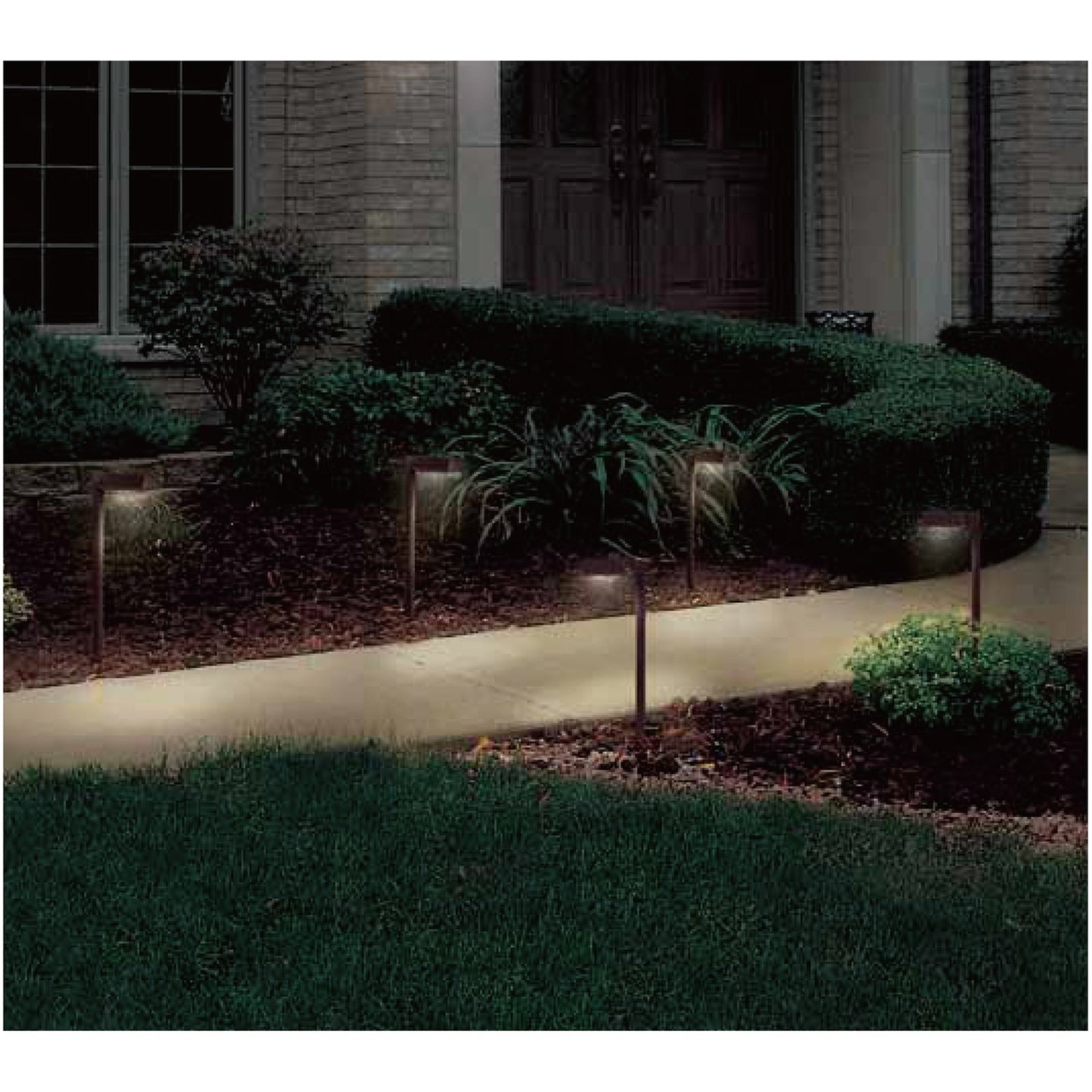 Malibu Lighting 8409210101 Malibu Landscape Lighting, 0.6W Low Voltage Equinox LED Path Light Charcoal Brown
