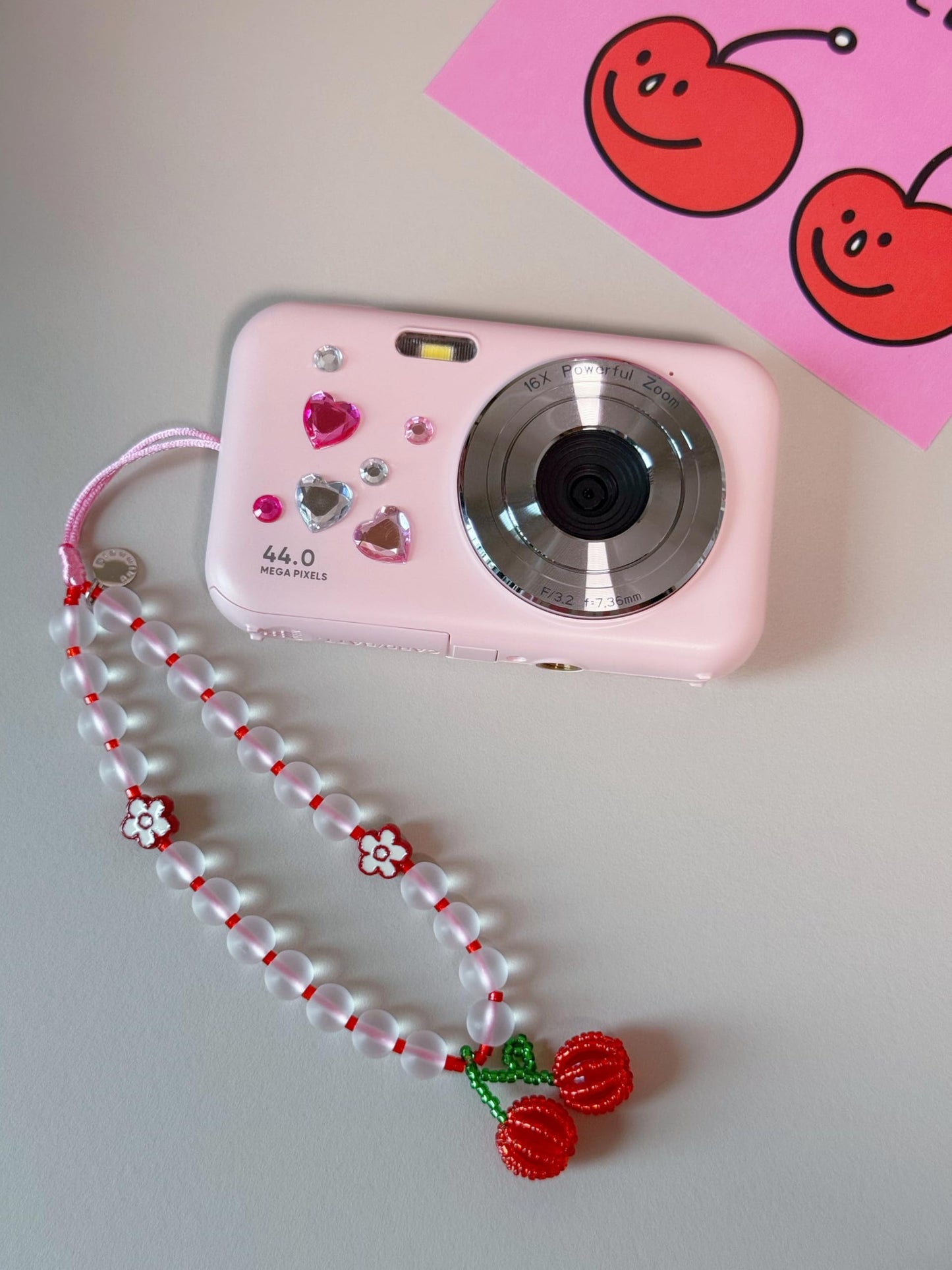 Drawwind Phone Charm Beaded Wristlet Strap Universal Cell Phone Lanyard Cute Bracelet Wrist Strap Beaded Chain String Handmade Accessories for Case