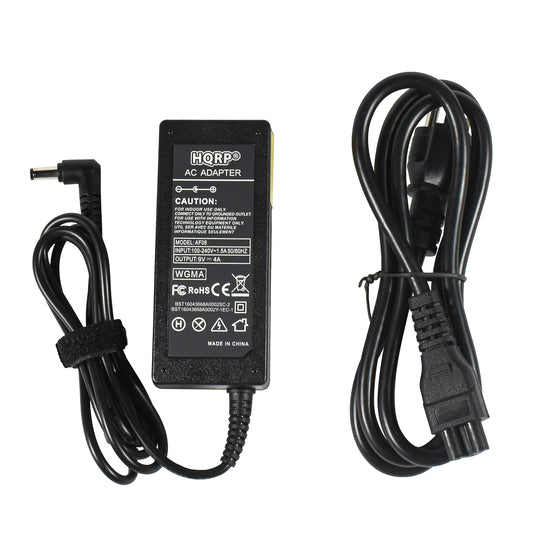 HQRP AC Adapter Compatible with Verifone Omni CPS10936-3E-R 3730, 3730LE, Vx510, Vx510LE, Vx570, Vx610, 5750C, Vx810 Duet Terminal 9V DC 4A Power…