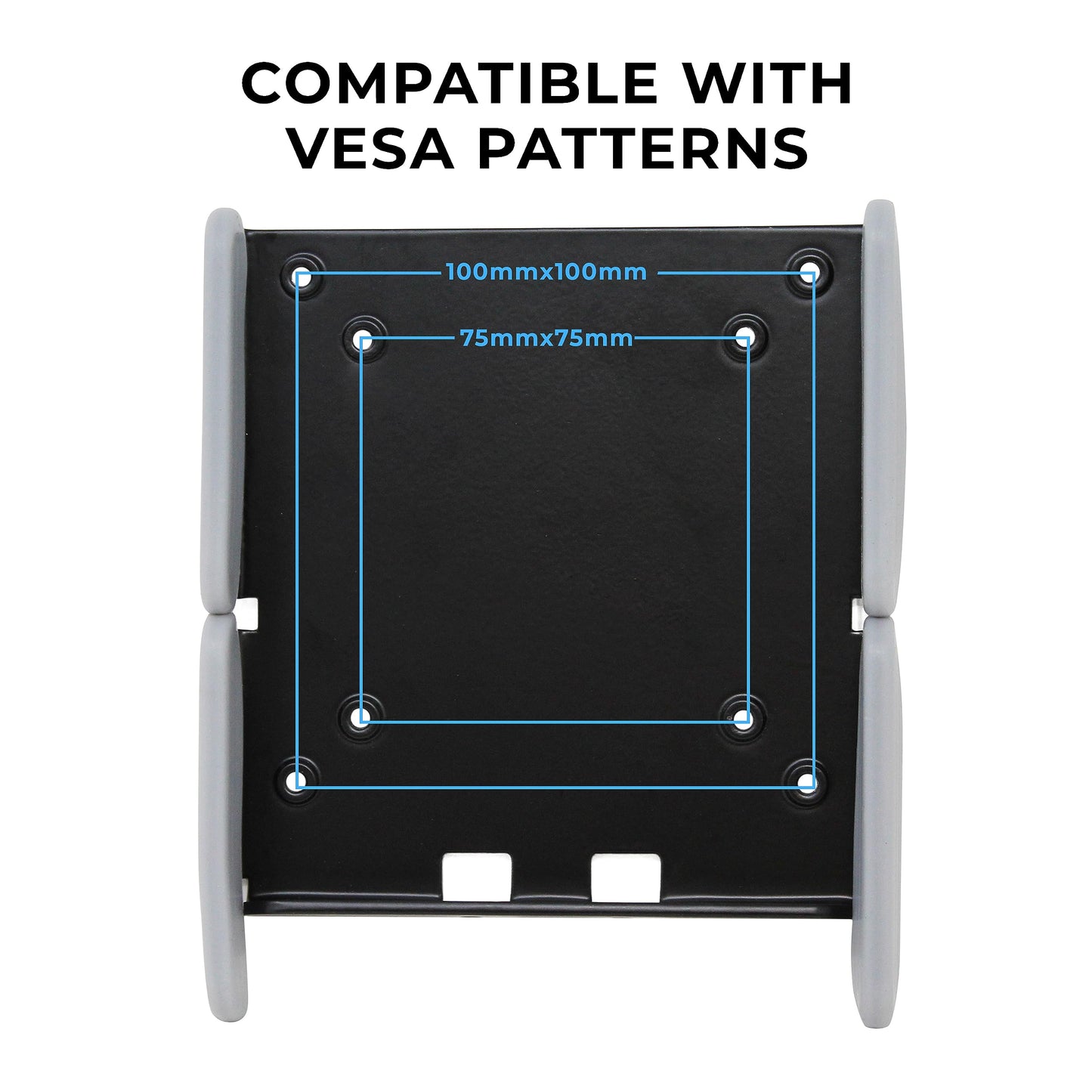 HumanCentric VESA Mount Adapter Compatible with HP 32f Monitor, Bracket Mounts Monitor to VESA Stand or Monitor Arm with a 75x75 or 100x100mm Pattern