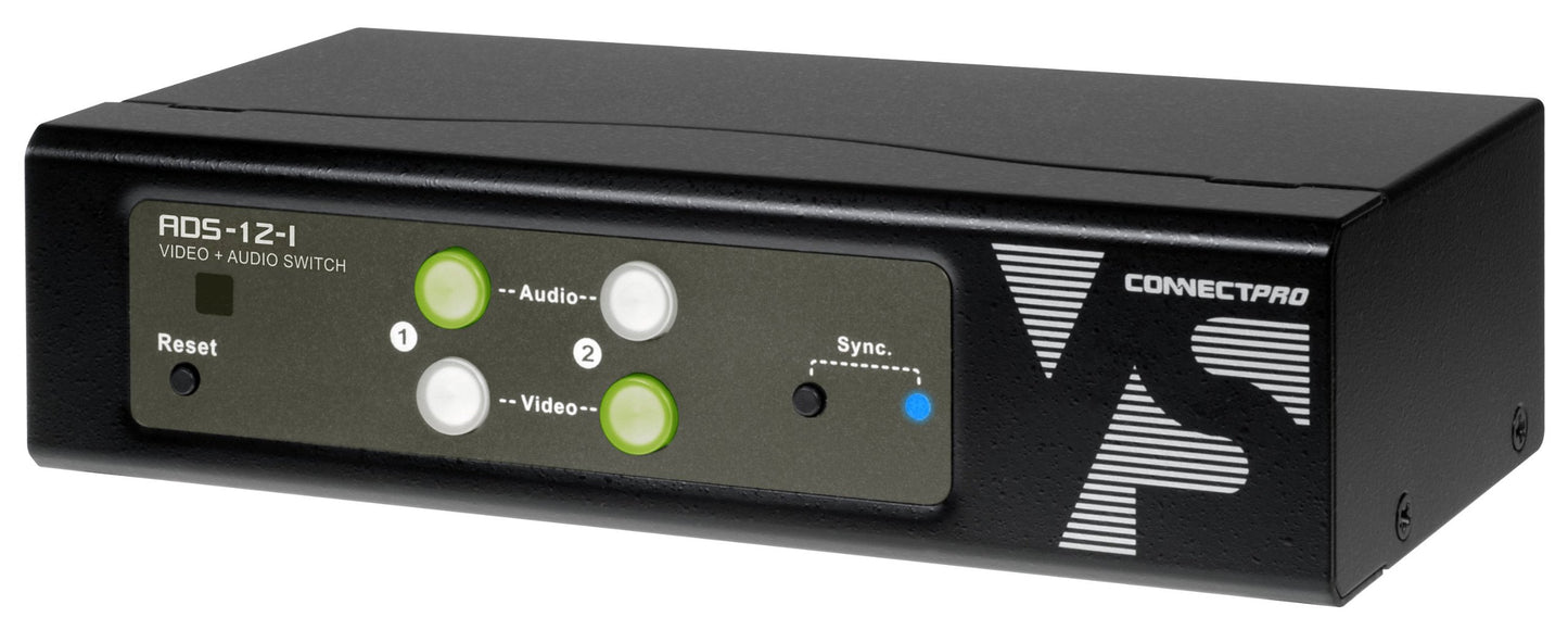 ConnectPRO - Monitor/Audio Switch - 2 Ports - Desktop (ADS-12-I)