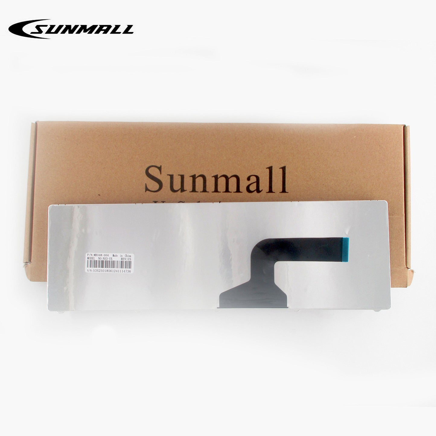 SUNMALL Keyboard Replacement Without Frame Compatible with Asus n53 k54l x55 x55u x55a x54c x54h x55vd x55c f55 f75 R500D R500DE R500N Series Laptop
