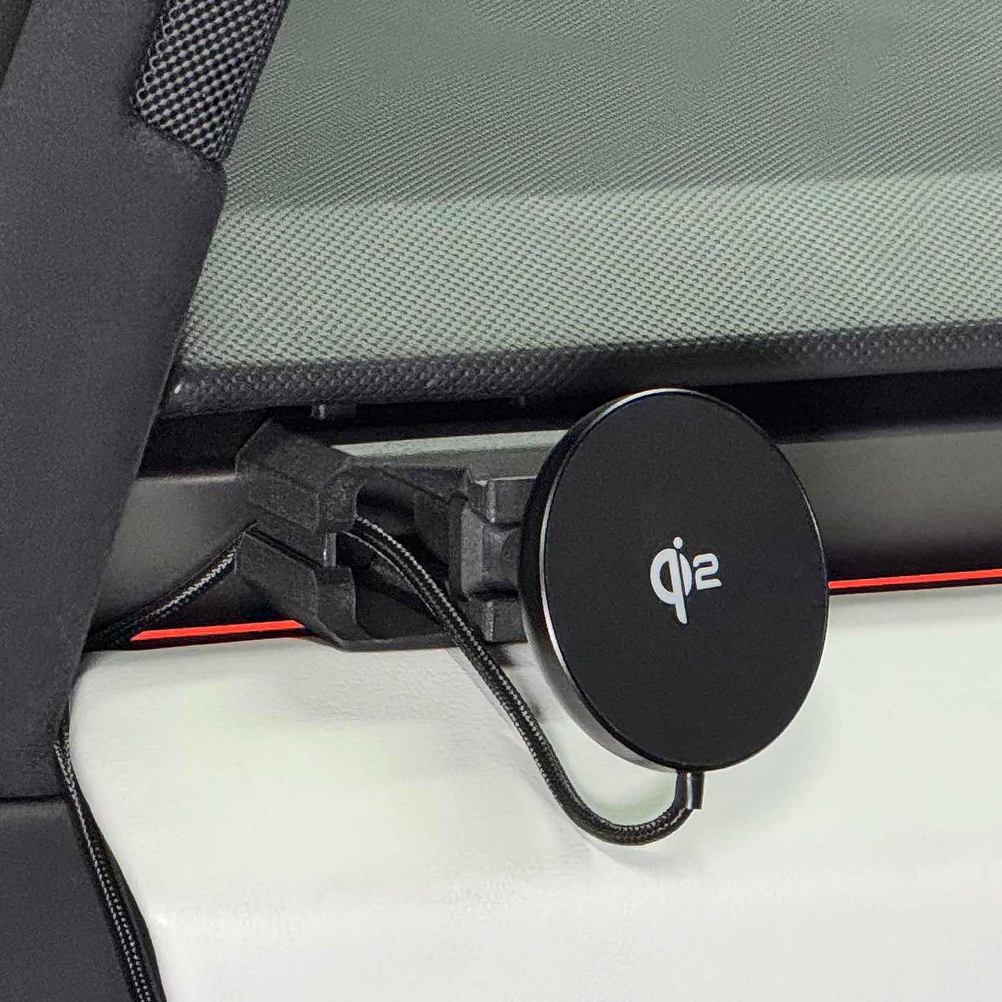 TWRAPS Phone Mount Charger for Tesla Cybertruck 2024-2026, Compatible with MagSafe Cases and iPhone 17 Including Pro & Max, No Glue Magnetic Dash