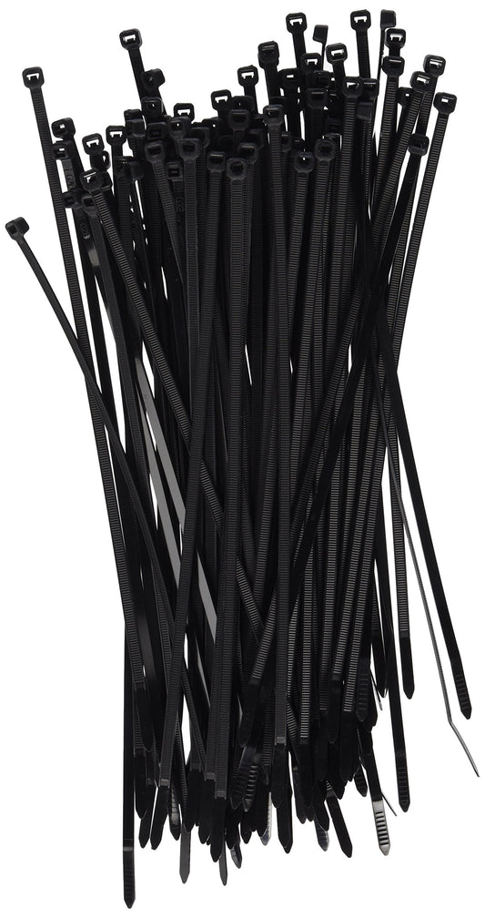 ATD Tools 20411 Black 11" 100-Piece UV Stabilized Nylon Cable Tie