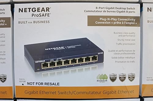 NetGear 8-Port Gigabit Ethernet Switch