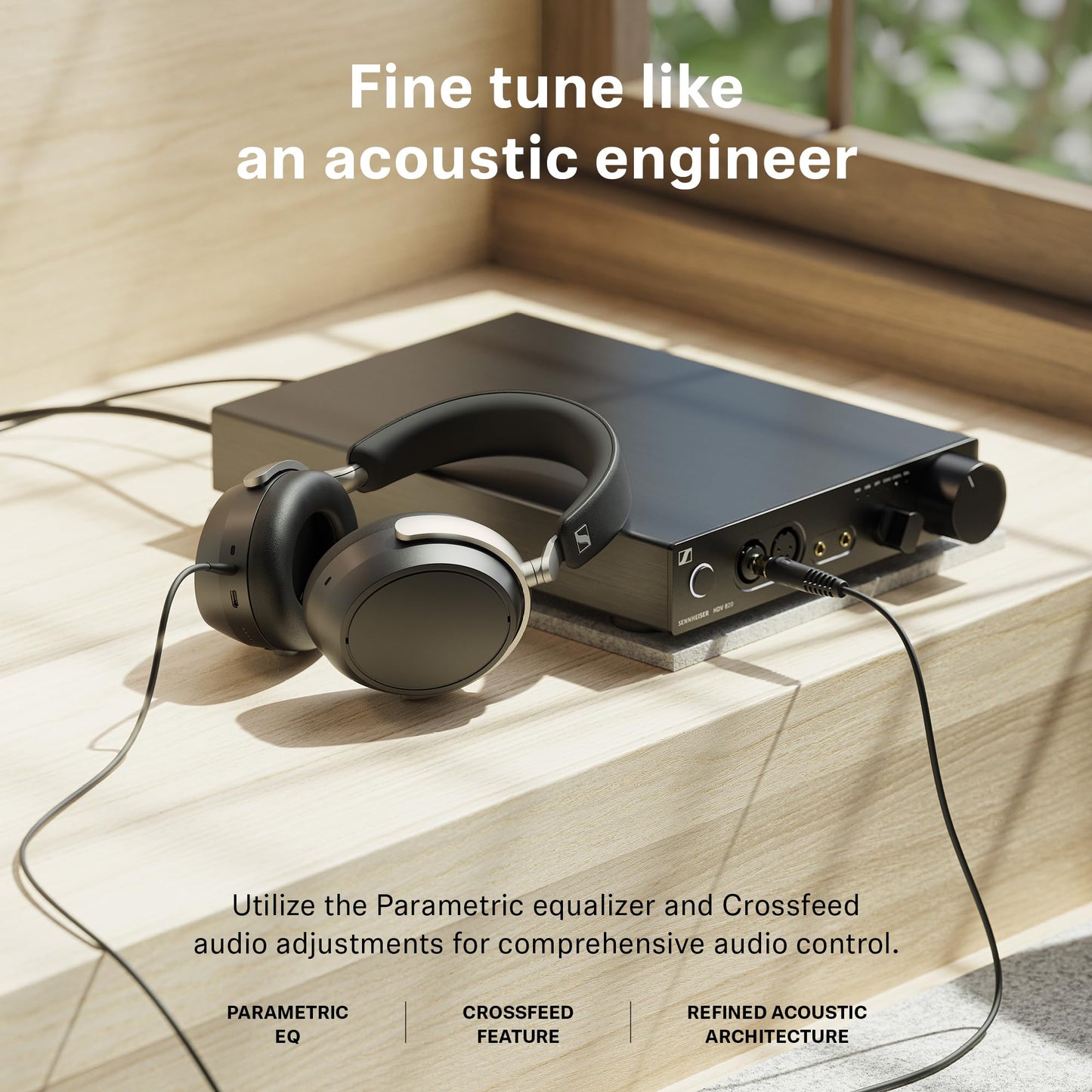 Sennheiser HDB 630 Wireless Audiophile Headphones with Incl. Hi-Res Dongle