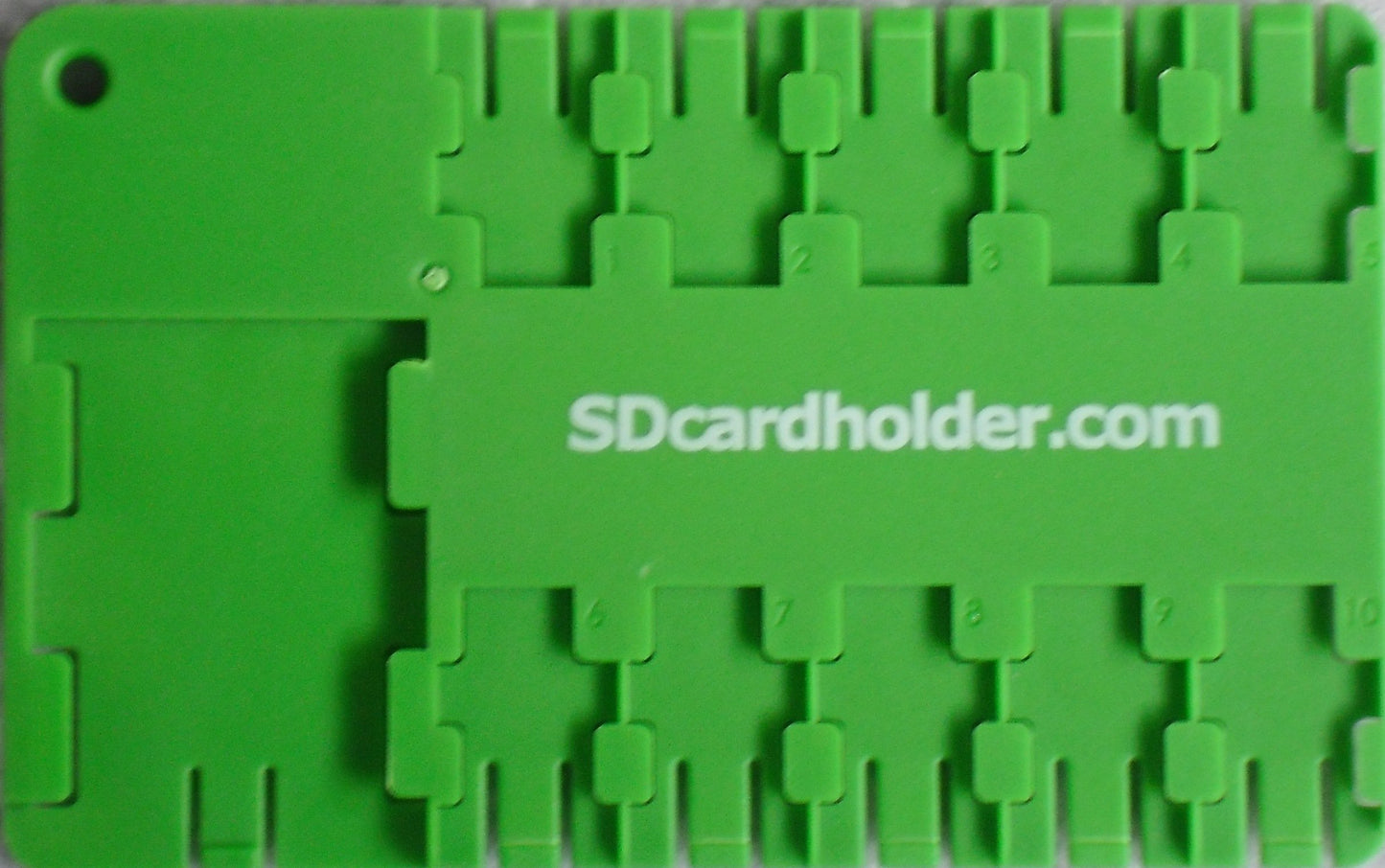 Micro SD Green Card Case, Holder, Organizer Credit Card Size Storage Device Beware of Chinese Knock Offs!!!
