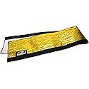 Design Engineering Heat Shroud Gold™ - 2 - 2-1/2" I.D. x 36" High-Temperature Line Sleeving | Reflects Radiant Heat up to 800°F | Hook & Loop Closure