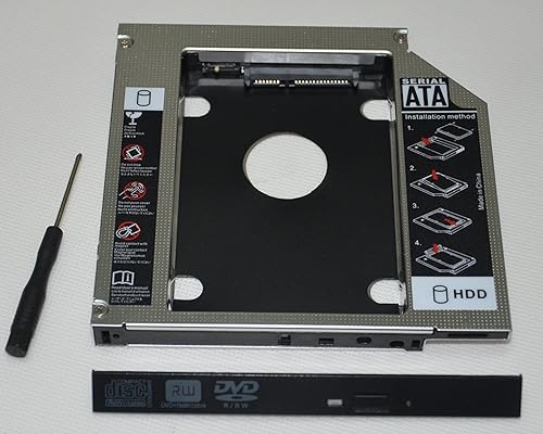 12.7mm SATA 2nd Second HDD SSD Hard Drive Optical Bay Caddy Frame Tray Bracket for HP Probook 4510s 4520s 4525s 4430s 4530s