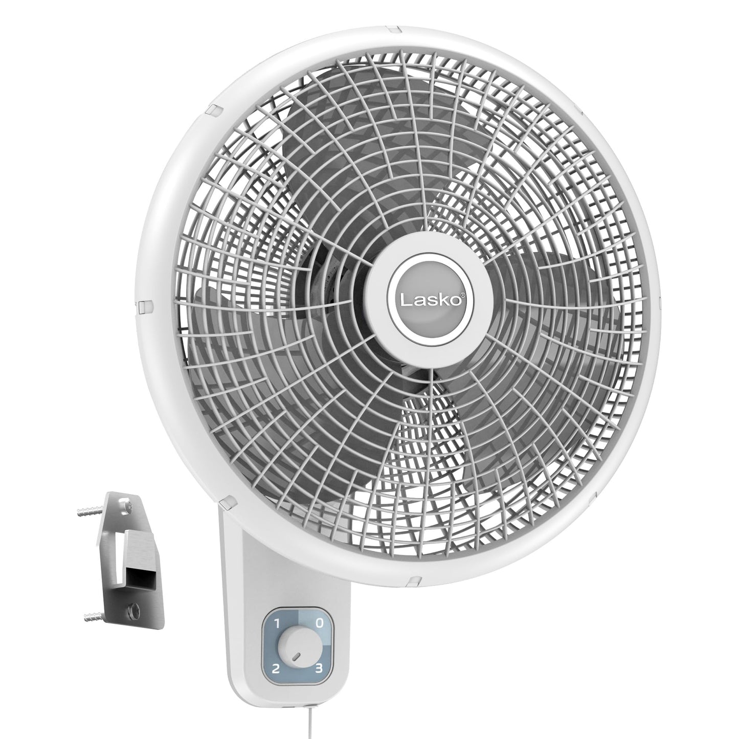Lasko 3-Speed Oscillating Wall Mount Fan - 16" - M16900 - Light Gray