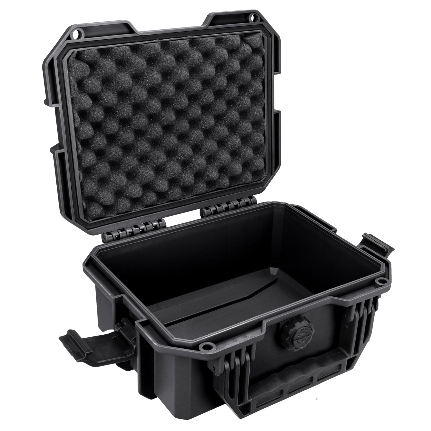 Eylar 11.8" Intact Series Compact Hard Camera Case, Lightweight and Durable Stacker Design with Foam (Black)