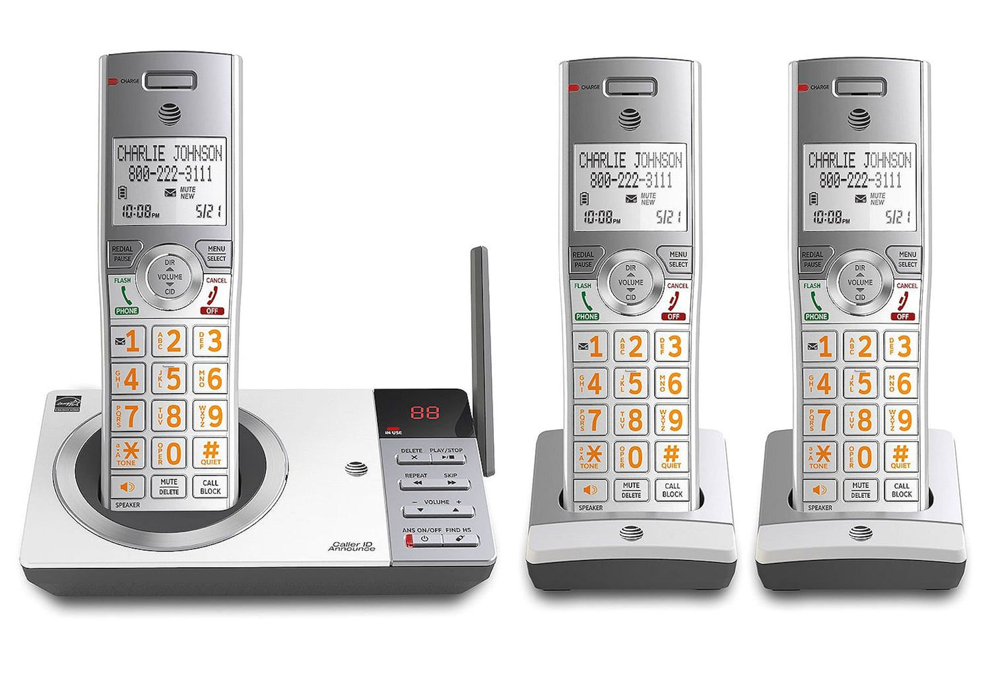 AT&T CL82357 3 Handset Cordless Phone