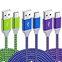 10ft USB C Cable, 3 Pack Type C Fast Charging Cable,Nylon Braided USB A to USB C Phone Charger Cables for iPhone 16 15 Pro Max Plus,Samsung Galaxy S25