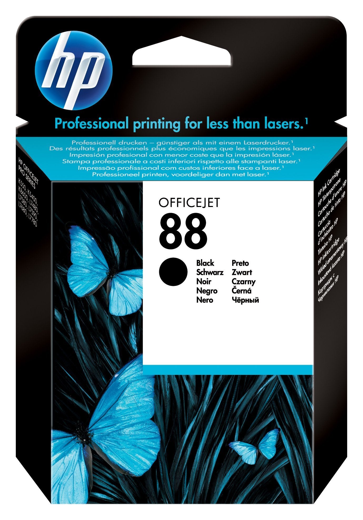 HP Black Vivera Ink Cartridge For Officejet Pro K550 Series Color Printer