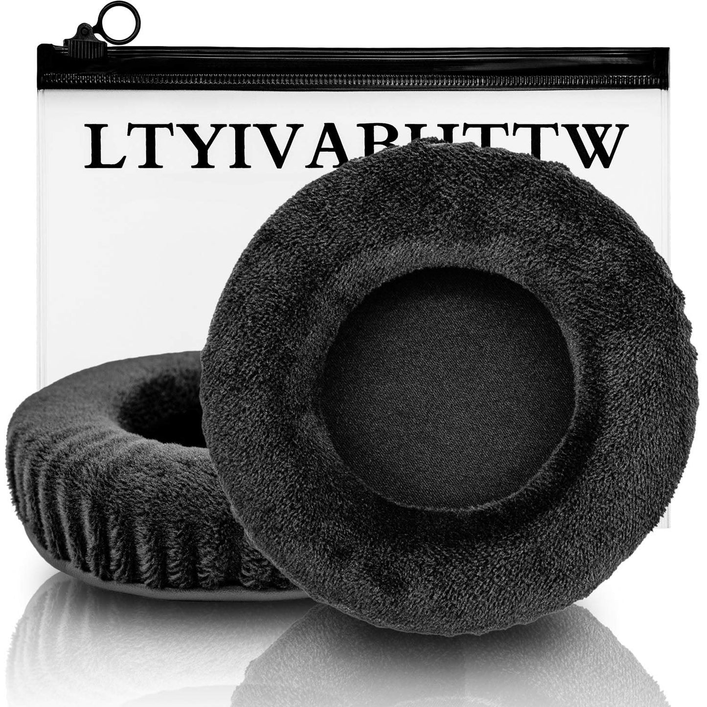 LTYIVABHTTW Replacement Ear Pads Compatible with HD668B, SR850s, HARX700 HARX900, K240, ATH-AD1000X, HD7, Fidelio X2 HR Headphone (Velvet Black)