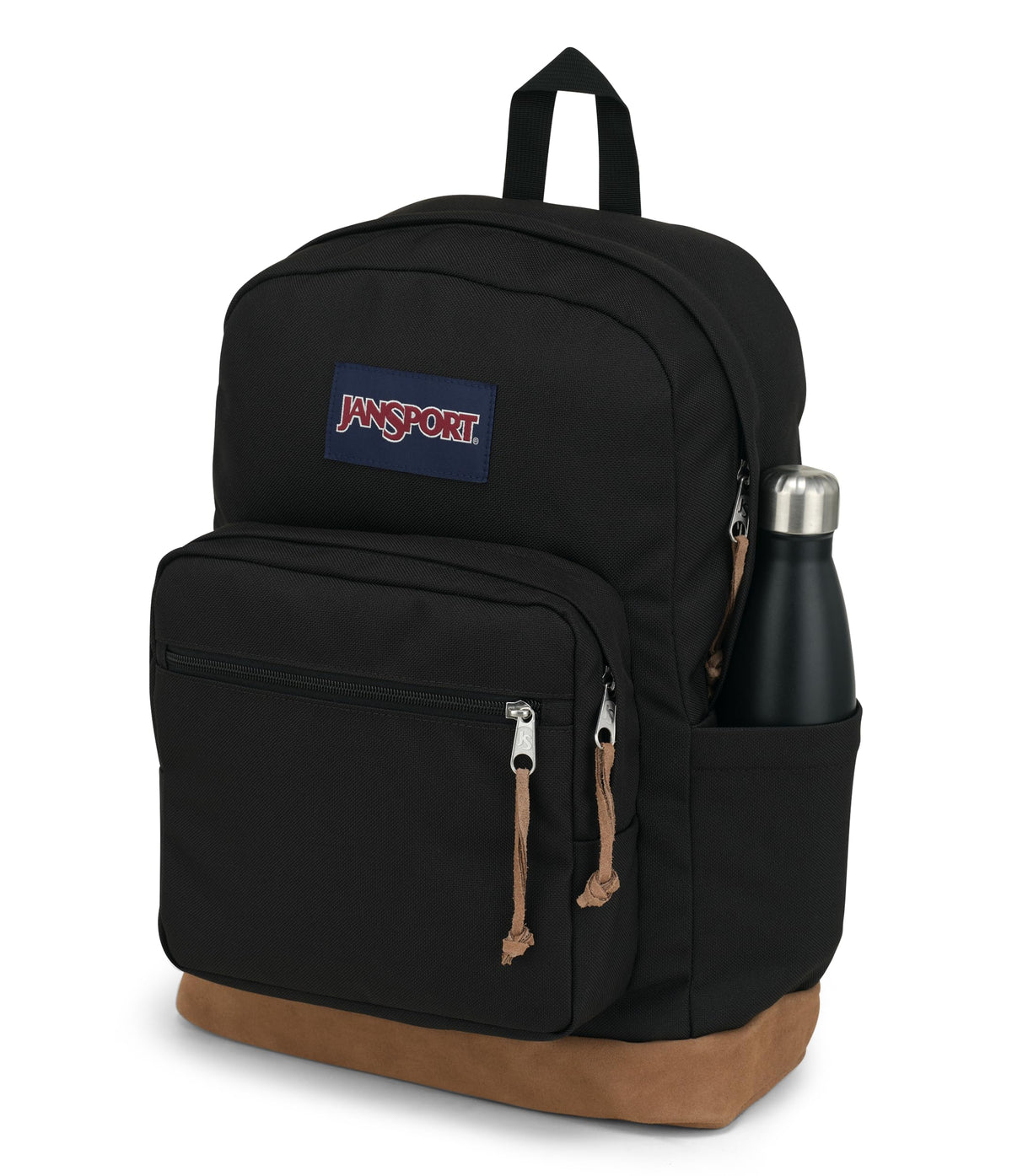 JanSport Right Pack Backpack - Durable Daypack with Padded 15" Laptop Sleeve, Spacious Main Compartment & Integrated Water Bottle Pocket - Black