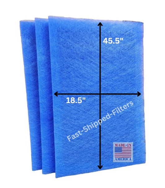 Fast-Shipped-Filters 20x48-3 Pack compatible with Dynamic electronic air cleaner 20x48 replacement polarized filter pads refill