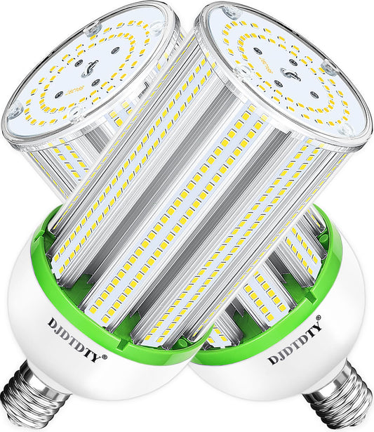 2-Pack 1000W Equivalent LED light bulb,5000K,15000lm,E26/E39 Base,LED Replacement Metal Halide HID CFL for Commercial Industrial Lighting Warehouse