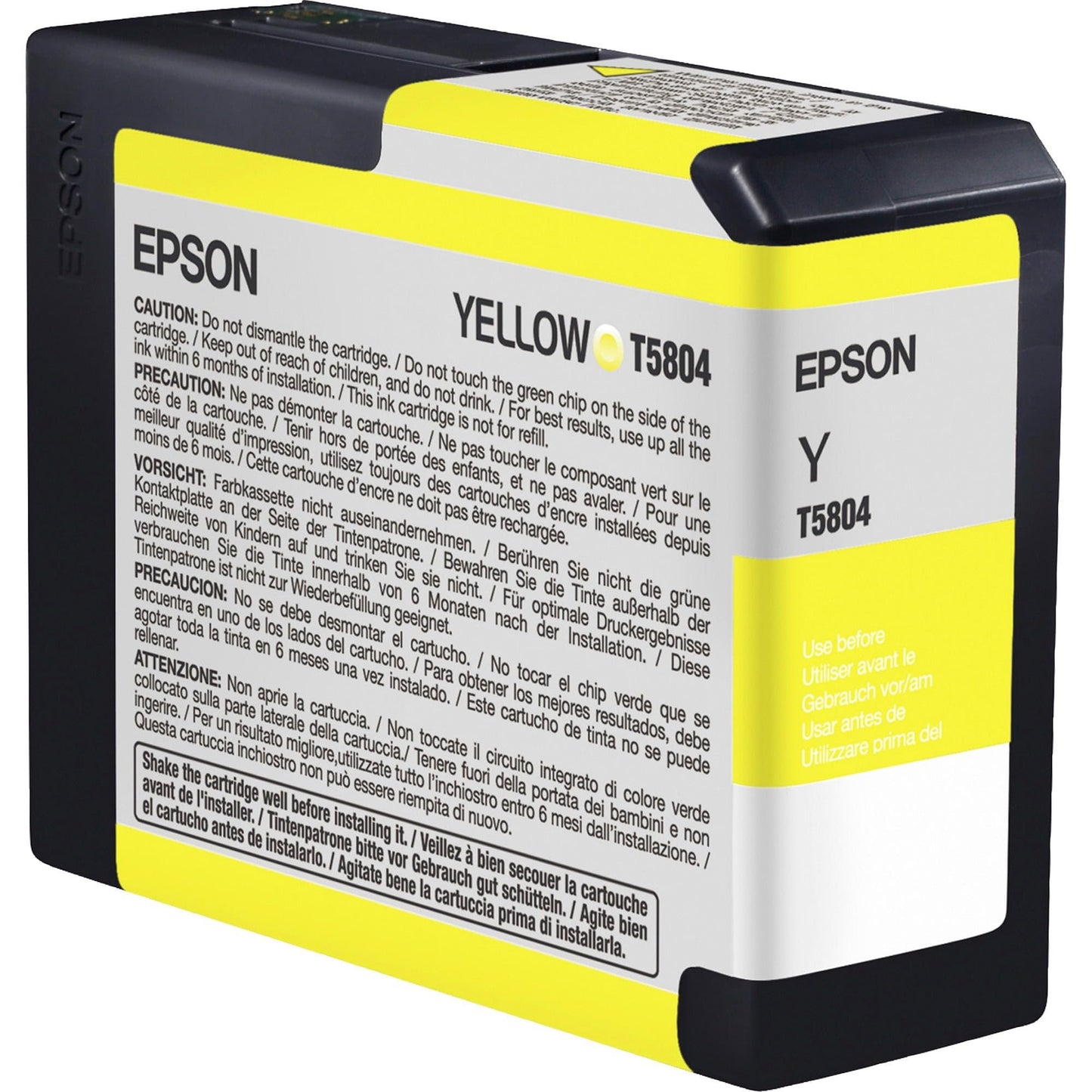 Epson T5804 UltraChrome K3 Yellow Cartridge Ink