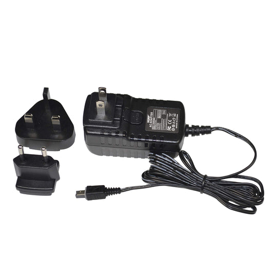 HQRP Wall AC Power Adapter Compatible with JVC GR-D93U GRD93U GR-D93US GRD93US Camcorder - (incl. USA Plug & Euro Adapter)