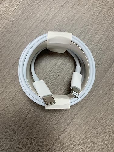 DCNETWORK USB C to Lightning Cable - 6.6FT Fast Charging Cord for iPhone 14/13/12/11 Pro Max/XR/XS/X/8/7 Plus/SE, iPad, Durable High-Speed Data…