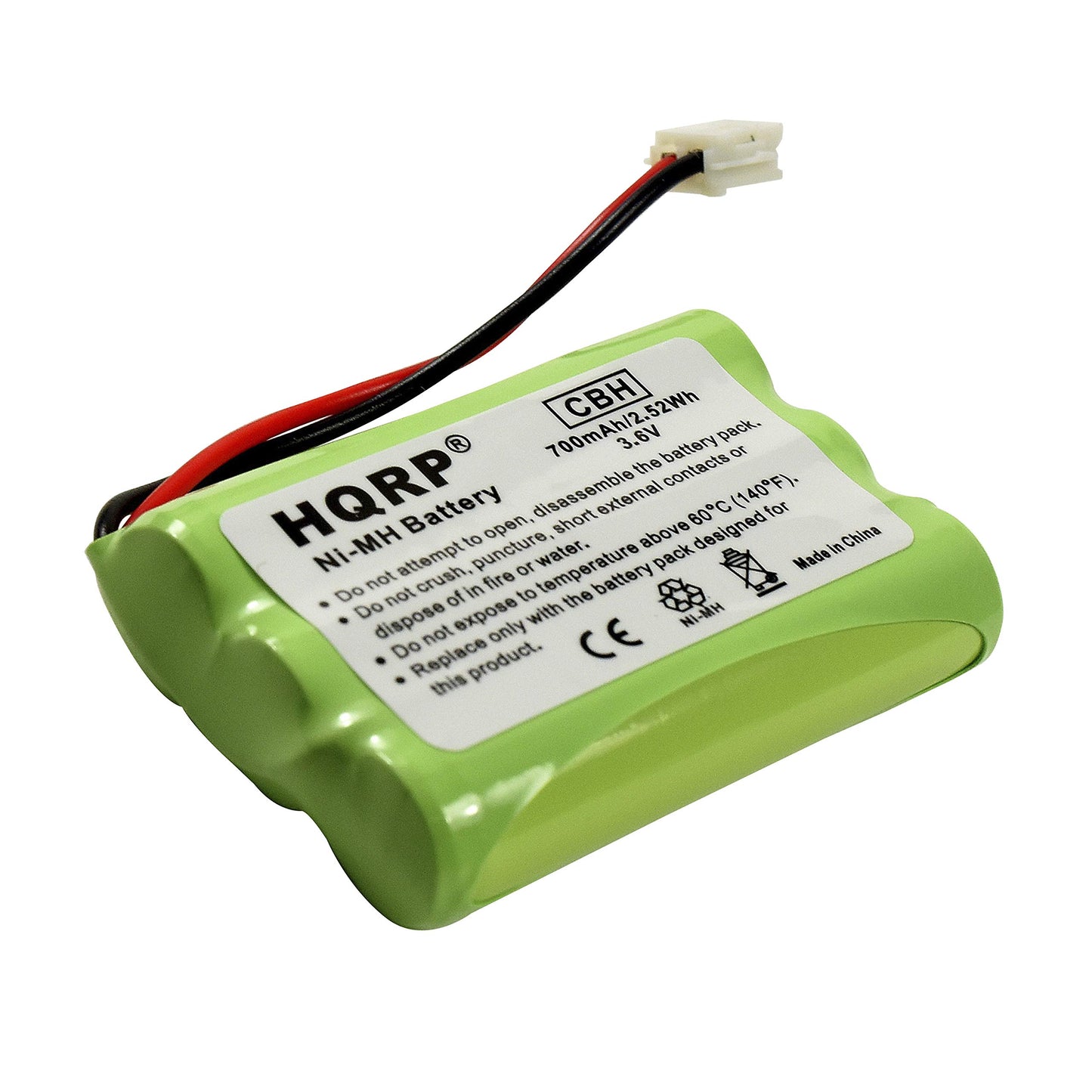 HQRP 2-Pack Phone Battery Compatible with AT&T/Lucent E5911, E5912B, E5913B, E5914, E5914B, E5917