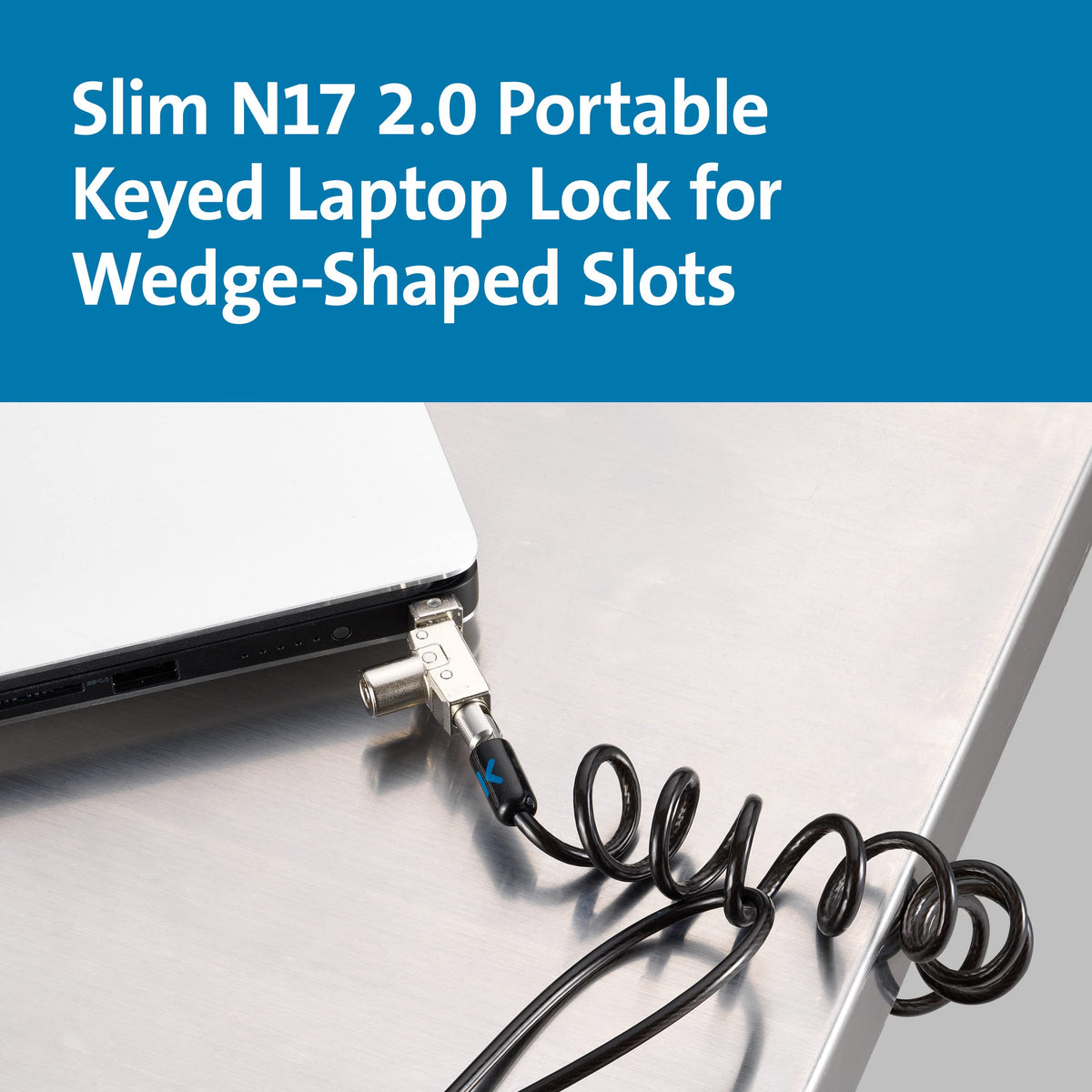 Kensington N17 Portable Keyed Laptop Lock for Dell and Alienware Laptops (K60511WW)
