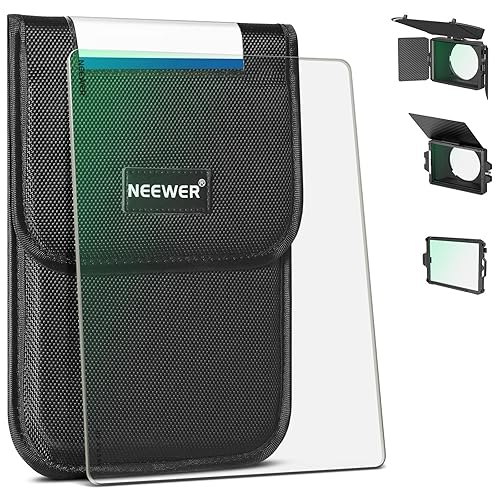 NEEWER 4"x5.65" Square UV Filter,Multi Coated Cinema Protective Filter Compatible with Tilta Compatible with SmallRig and Other Matte Box, 4mm Thick