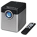 GPX 720p Vertical Projector with Bluetooth Transmitter, Silver/Black, PJ504S