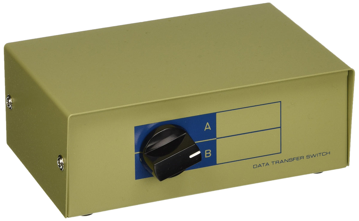 CableWholesale AB 2 Way Switch Box, DB9 Female