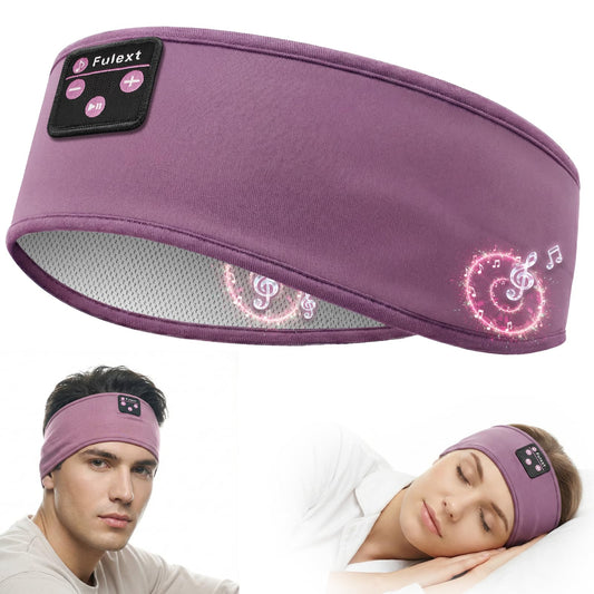 Fulext Sleep Headphones Bluetooth Headband,Sleeping Headphones Sports Headband Headset, Long Time Play Sleeping Headsets with Built in Speakers…