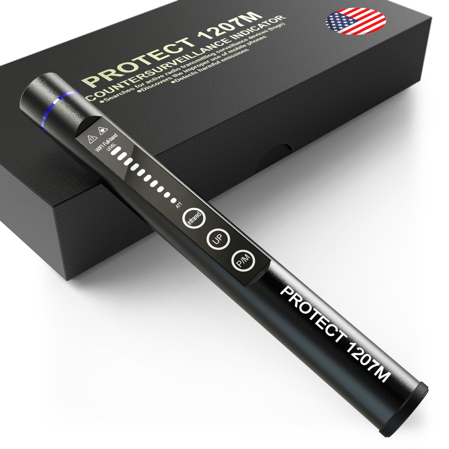 ORIONYX Hidden Camera Detector, Privacy Pen Anti-Spy Camera Finder, Bug and GPS Tracker Detector for Home, Office, and Travel - Hero Pen Hidden Device