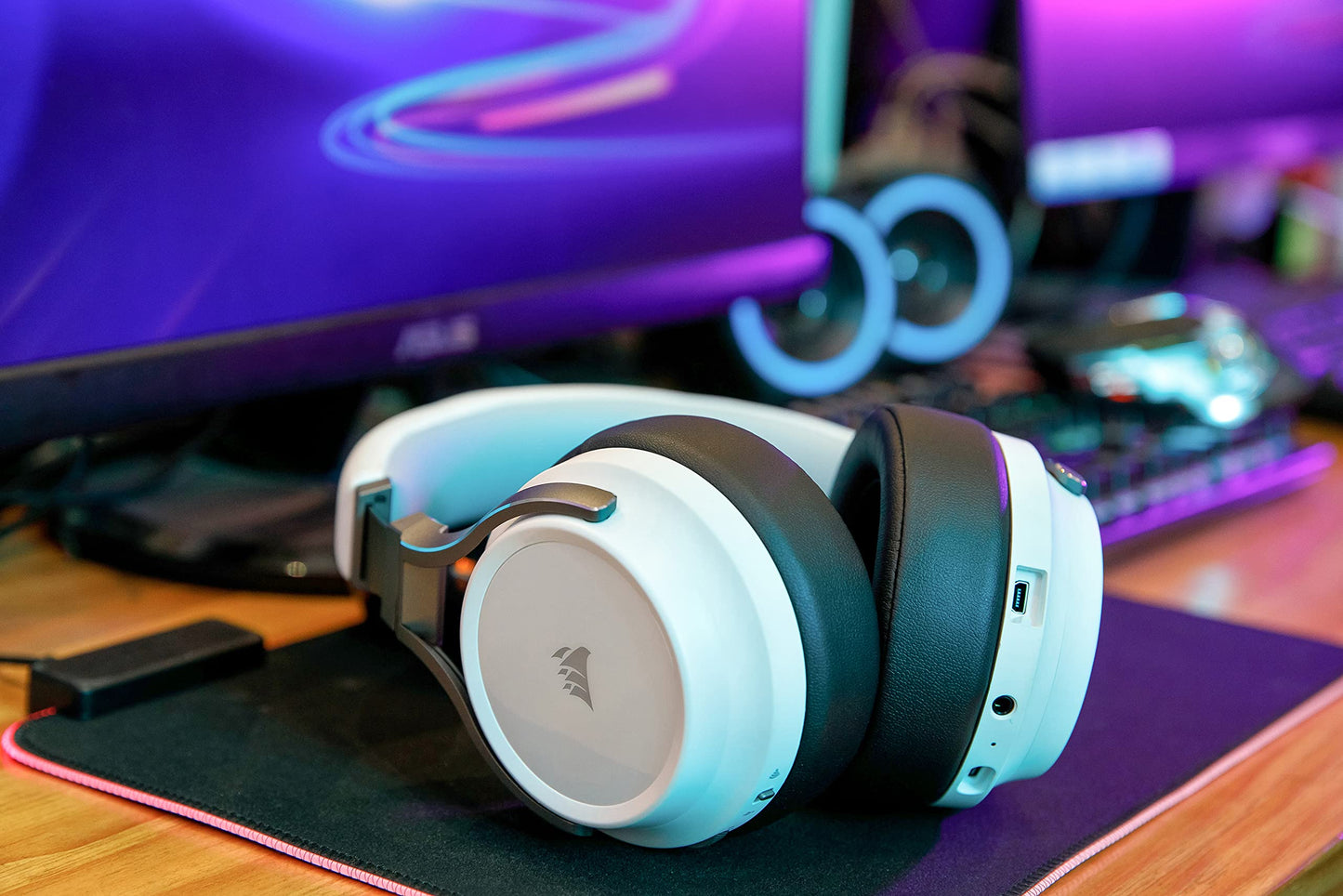 WC Upgraded Replacement Earpads for Corsair Virtuoso Gaming Headset Made by Wicked Cushions | Improved Durability, Thickness, Softer Leather